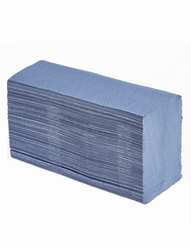 Z/Fold Hand Towels 1 Ply Blue 15 x 200